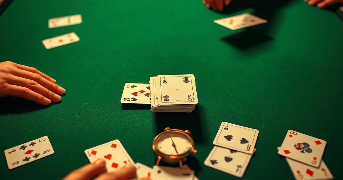 Manual shuffle adds 9 seconds before the first card, not after