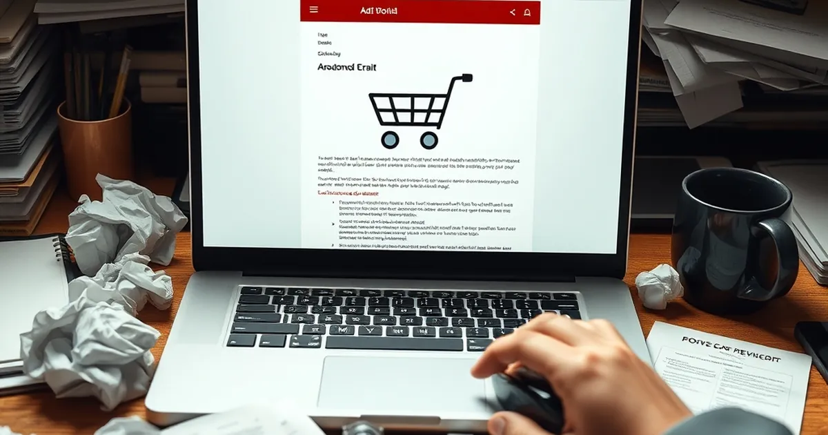 The Abandoned Cart Email That Assumes Wrong