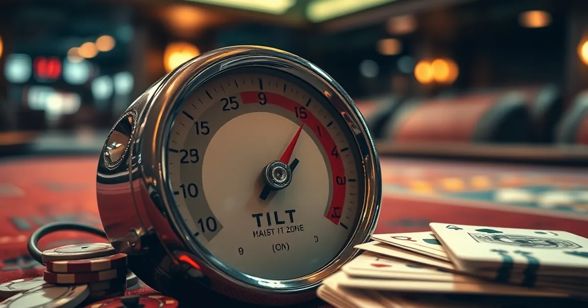 Tilt meter spikes at 3 losses, and 49% chase with max bets